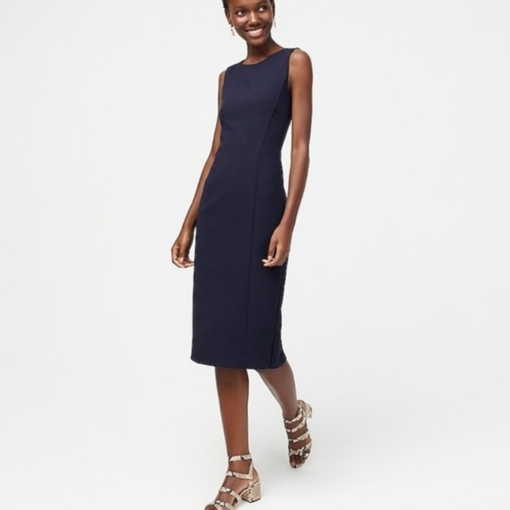 J Crew Sheath Dress 4 Season Stretch 4T